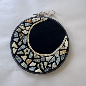 *HANDMADE* Custom Hand Stitched Glass Hoop Decor
